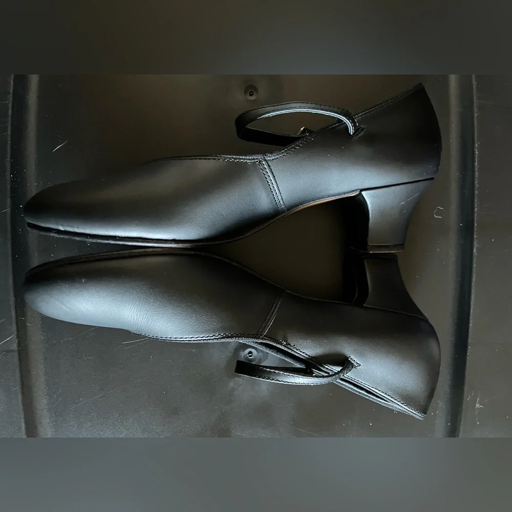 Capezio Black Character Shoes - Picture 3 of 5